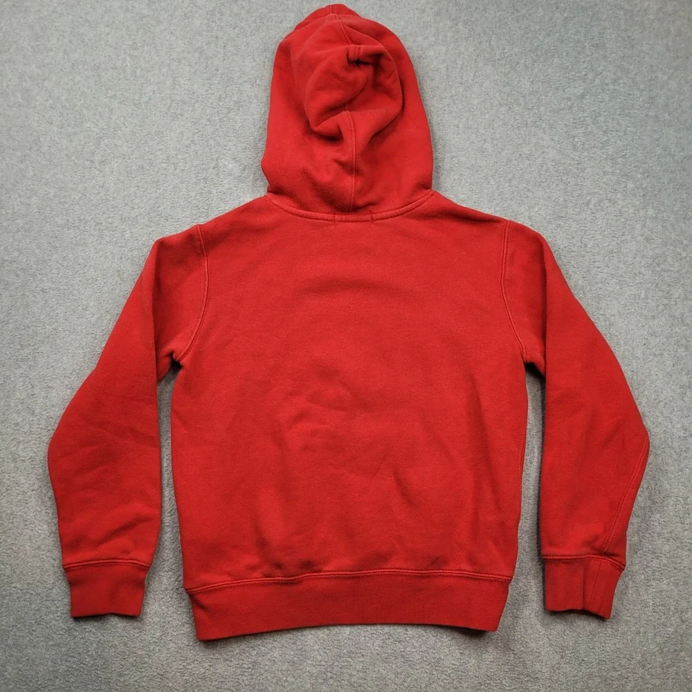 Polo Ralph Lauren Hoodie Boys Medium Red Skiing Polo Bear